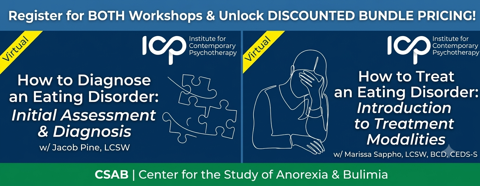 Fall Workshops on Eating Disorders : How to Diagnose and How to Treat an Eating Disorder